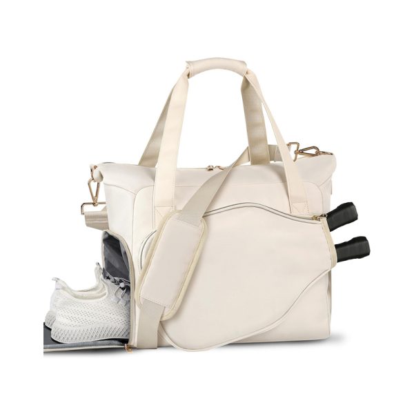 Vegan Leather Pickleball Paddle Bag-1
