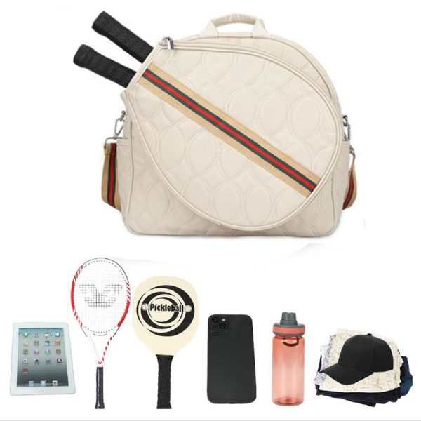 Leather Pickleball Paddle Bag-6
